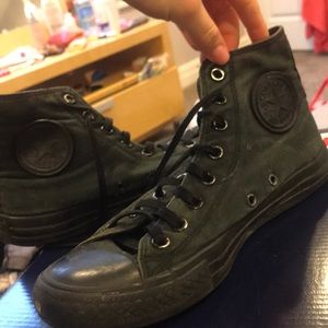 Black converse high tops